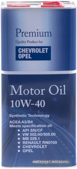 Моторное масло Fanfaro for Chevrolet Opel 10W-40 5л