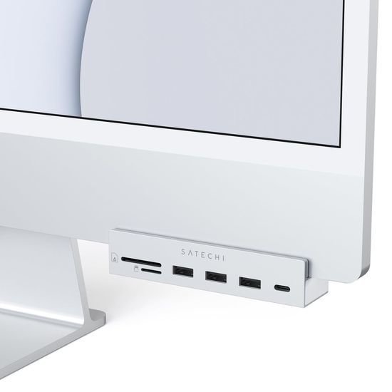 Док-станция Satechi USB-C Clamp Hub ST-UCICHS (серебристый)