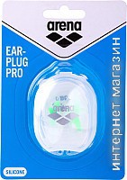 Беруши для плавания ARENA Earplug Pro Clear Lime 000029126 (белый/зеленый)