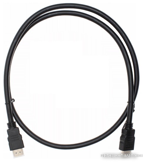 Кабель CACTUS HDMI - HDMI CS-HDMI.1.4-1 (1 м, черный)