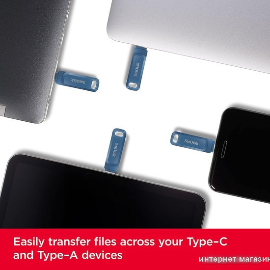 USB Flash SanDisk Ultra Dual Drive Go Type-C 128GB SDDDC3-128G-G46NB