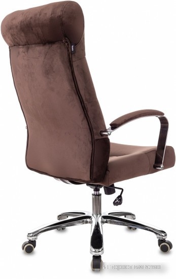 Офисное кресло Бюрократ T-9928SL Fabric (коричневый Italia 6/крестовина металл хром)