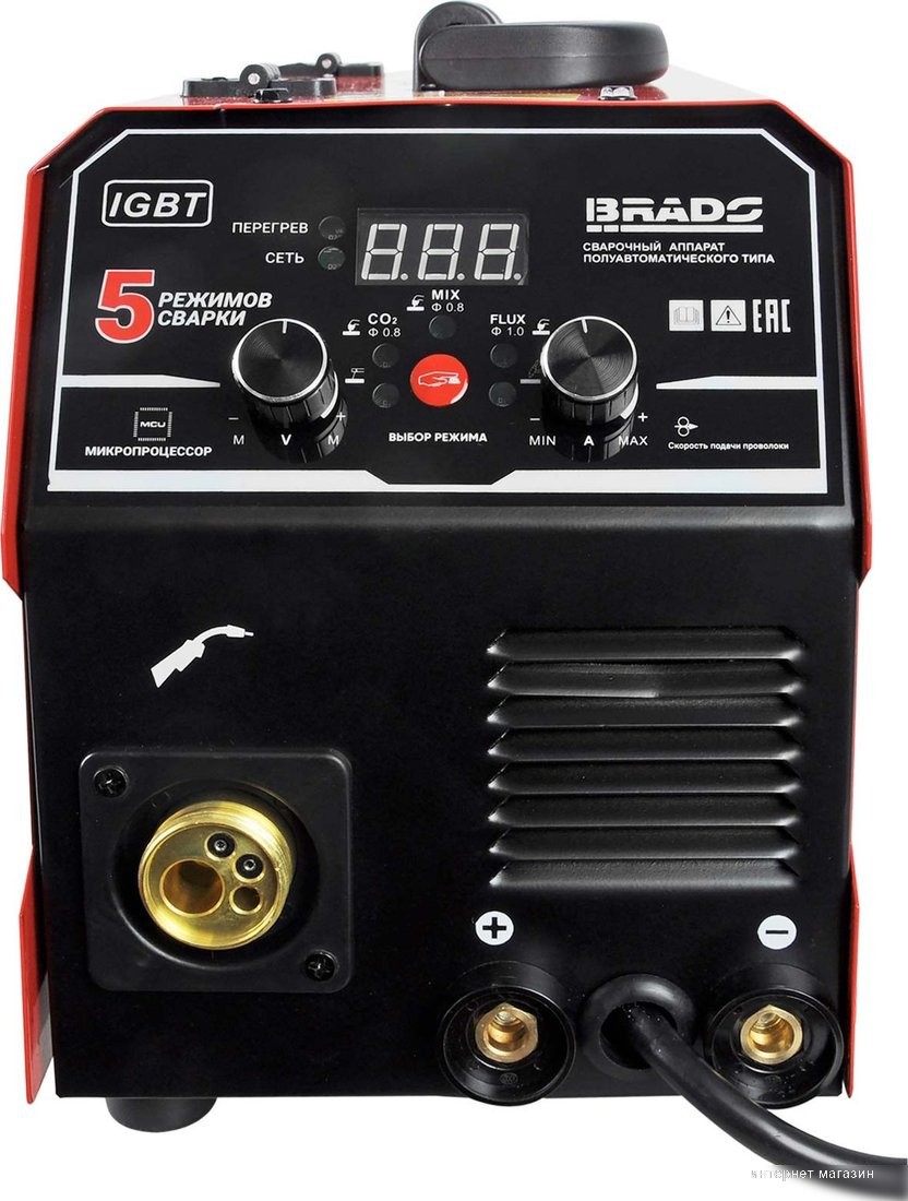 Сварочный инвертор Brado MIG/MMA-250L-11