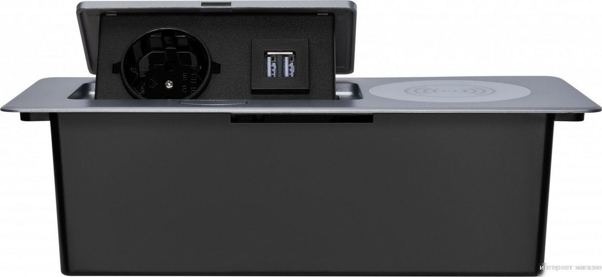 Сетевой фильтр CACTUS CS-SOCKET-USBA-WLESS