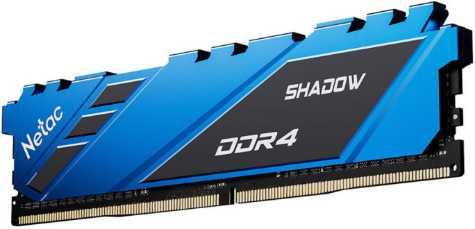 Оперативная память Netac Shadow 16ГБ DDR4 2666 МГц NTSDD4P26SP-16B