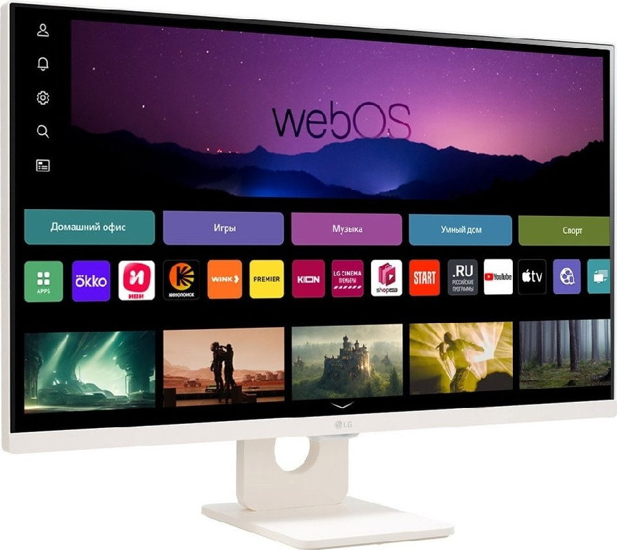 Smart монитор LG MyView Smart Monitor 27SR50F-W