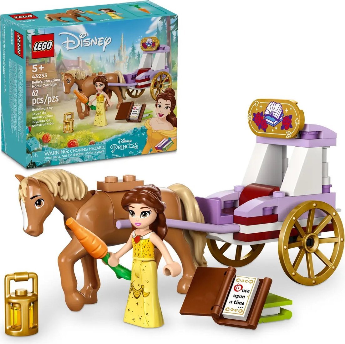 Конструктор LEGO Disney Сказочная карета Белль 43233