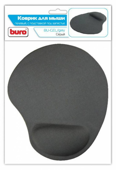 Коврик для мыши Buro BU-GEL (серый)