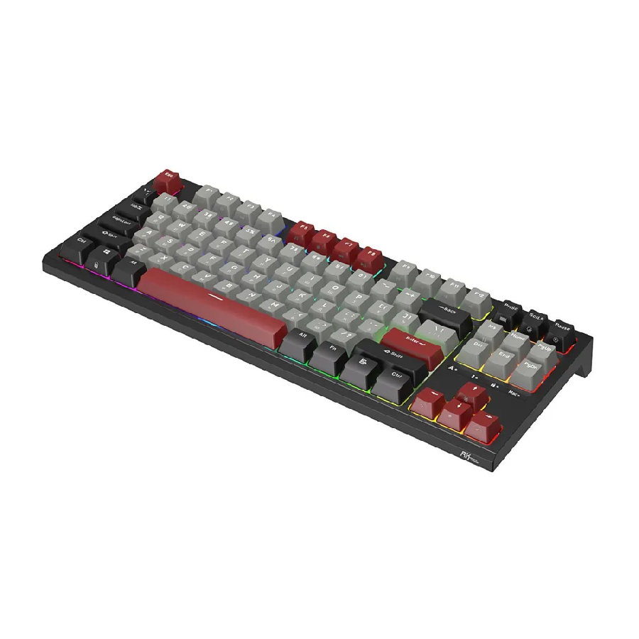 Проводная клавиатура Royal Kludge RK-R87 RGB (черный, RK Brown)