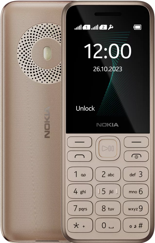 Кнопочный телефон Nokia 130 (2023) Dual SIM ТА-1576 (золотистый)
