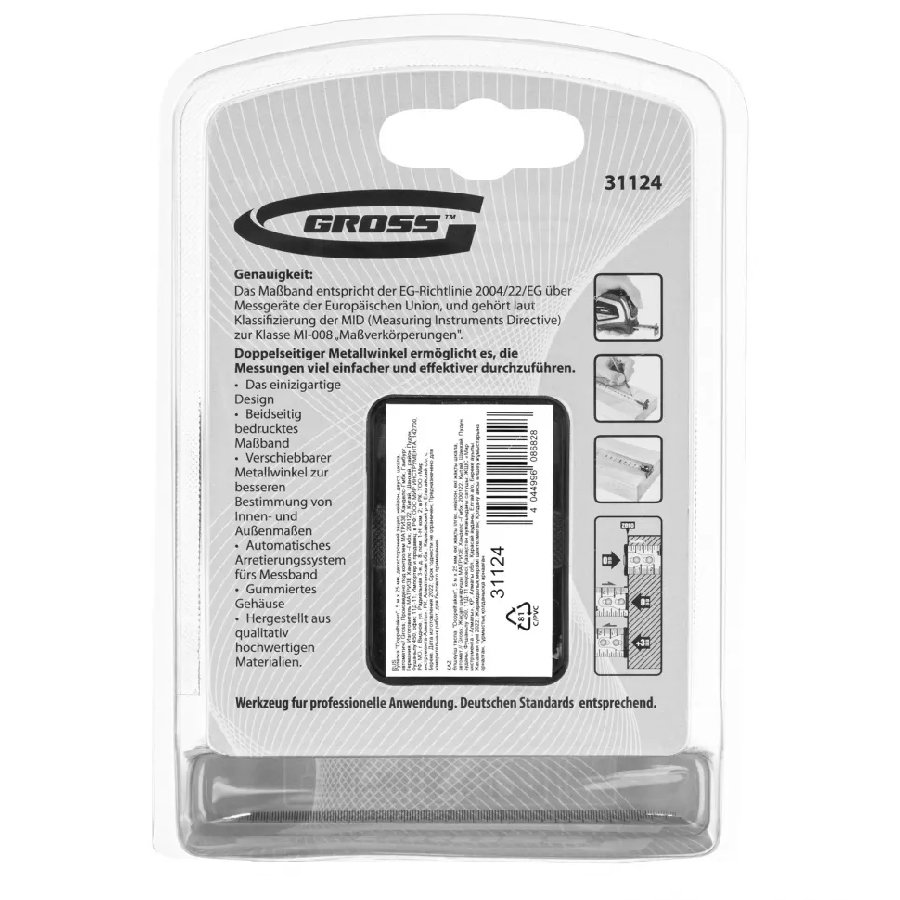 Рулетка GROSS 31124 (5м)