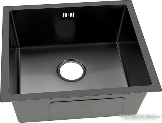 Кухонная мойка ARFEKA ECO AR 450*450 BLACK PVD NANO