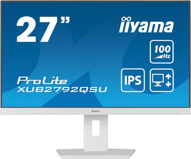 Монитор Iiyama 27" ProLite XUB2792QSU-W6 белый