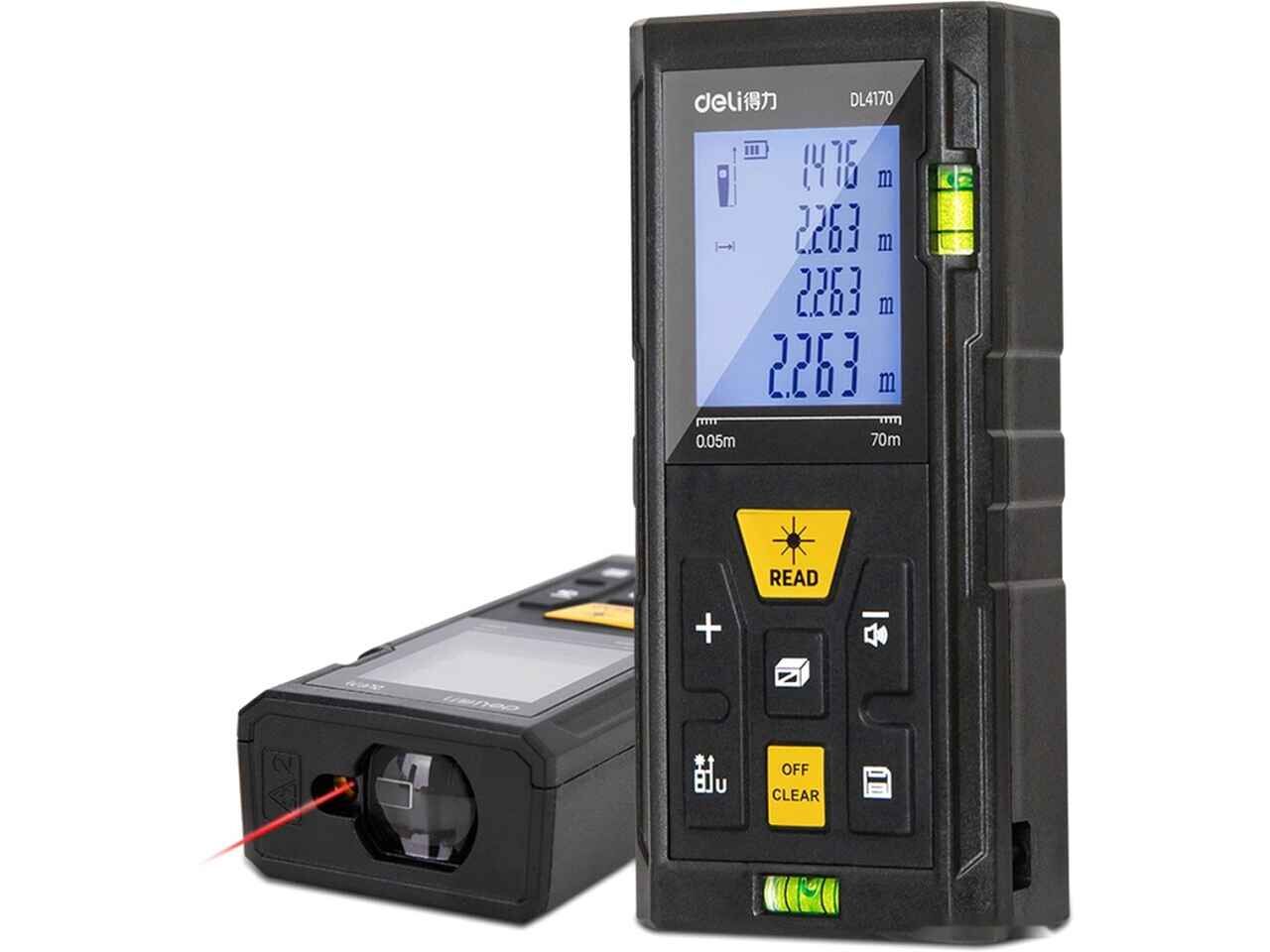 Лазерный дальномер Deli DL4170