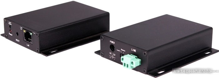 Удлинитель по витой паре Osnovo TA-IP+RA-IP