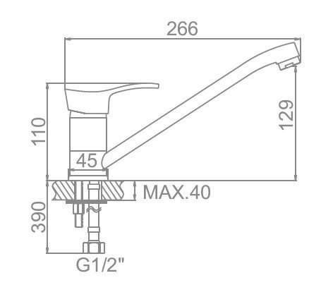 Смеситель Ledeme H14 L4814