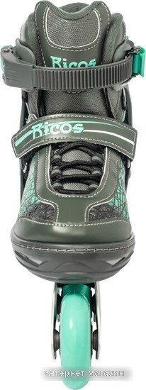 Роликовые коньки Ricos Anomaly PW-132B L (р. 40-43, салатовый/зеленый)
