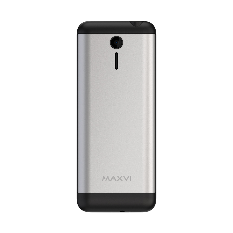 Кнопочный телефон Maxvi X10i (серебристый металлик)