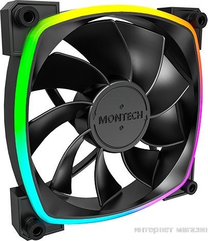 Вентилятор для корпуса Montech RX120 PWM (черный)