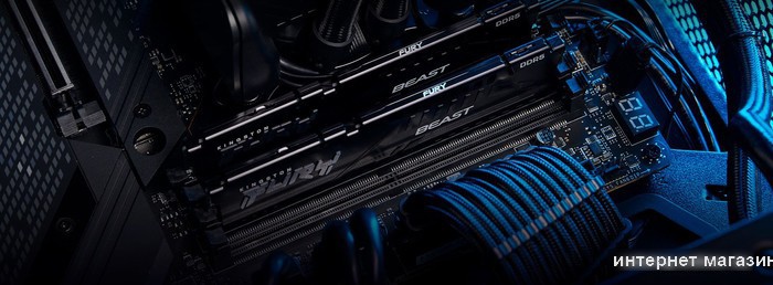 Оперативная память Kingston FURY Beast 2x32ГБ DDR5 6400 МГц KF564C32BBEK2-64