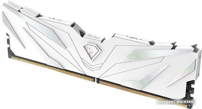 Оперативная память Netac Shadow II White 8ГБ DDR4 3600МГц NTSWD4P36SP-08W