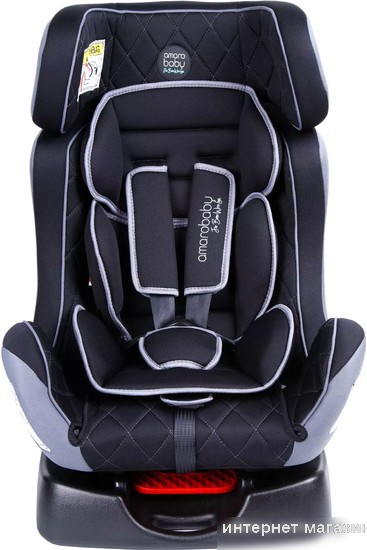 Детское автокресло Amarobaby Professional (черный/серый)