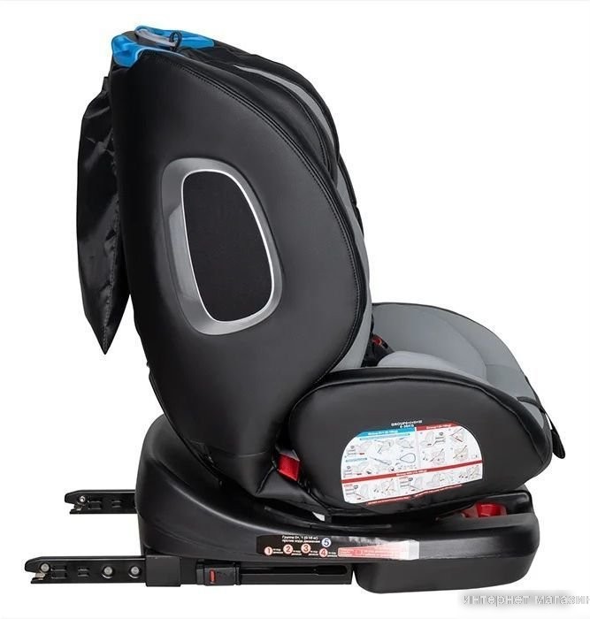 Детское автокресло Farfello YB102A(2) (серый/экокожа)
