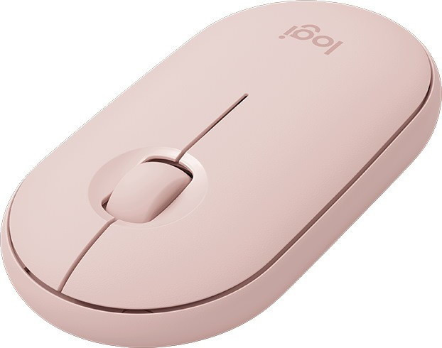 Мышь Logitech M350 Pebble (розовый)