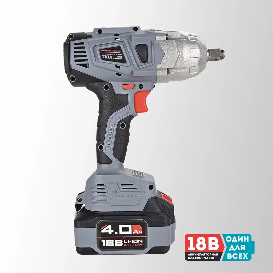 Гайковерт Profipower DWDTW-18V (с 1-им АКБ, кейс)