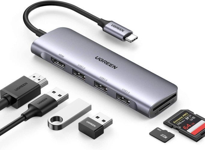 USB-хаб Ugreen CM195 70410