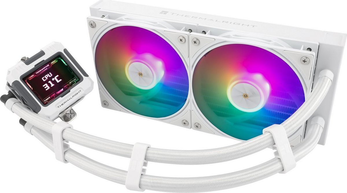 Система жидкостного охлаждения для процессора Thermalright Frozen Warframe 240 ARGB (белый)