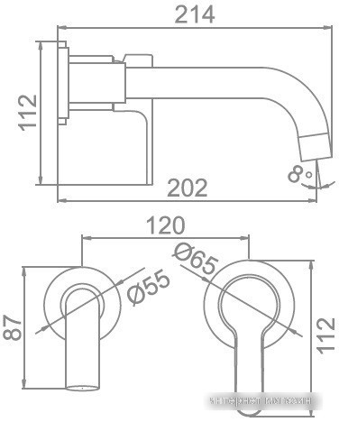 Смеситель Ledeme L1003-1