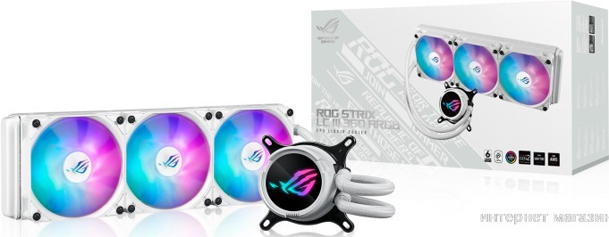 Жидкостное охлаждение для процессора ASUS ROG Strix LC III 360 ARGB WHT