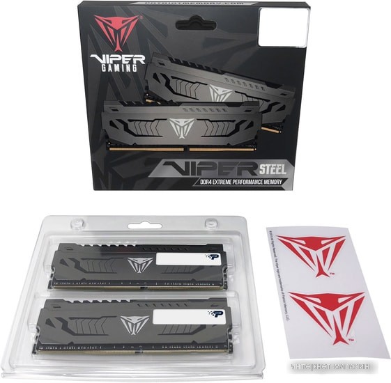 Оперативная память Patriot Viper Steel Series 2x32GB DDR4 PC4-25600 PVS464G320C6K