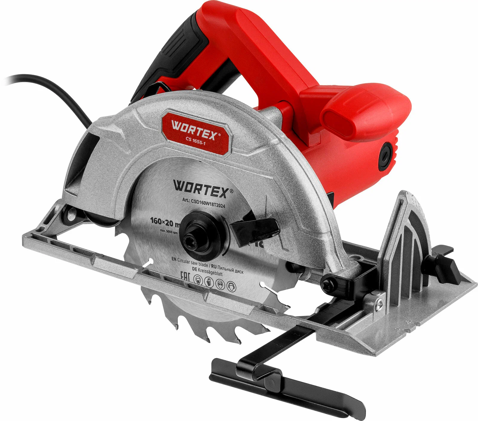 Дисковая (циркулярная) пила Wortex CS 1655-1 1333551