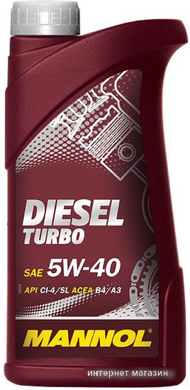 Моторное масло Mannol DIESEL TURBO 5W-40 1л