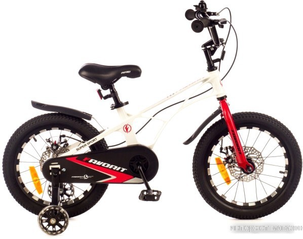 Детский велосипед Favorit Super Sport SSP-16WT (белый)