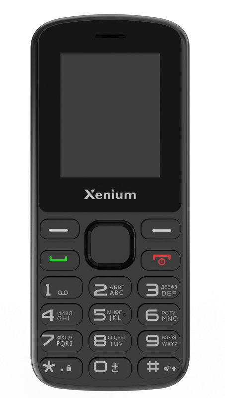 Кнопочный телефон Xenium X170 (черный)