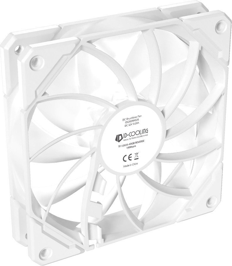 Вентилятор для корпуса ID-Cooling TF-12025-PRO-ARGB Reverse White