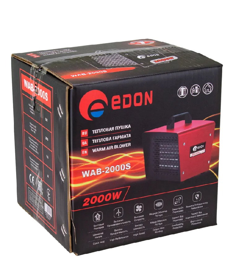 Тепловая пушка Edon WAB-2000S