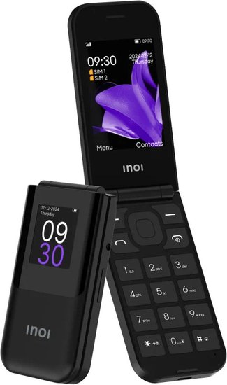 Телефон Inoi 284 Flip 4G (черный)