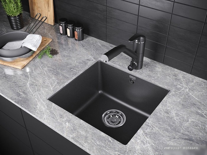Кухонная мойка Paulmark Brilon PM104546-BL