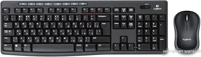 Клавиатура + мышь Logitech Wireless Combo MK270 920-004509
