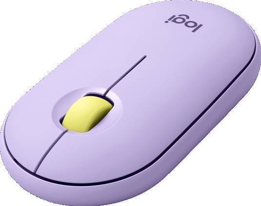 Мышь Logitech M350 Pebble (лавандовый)