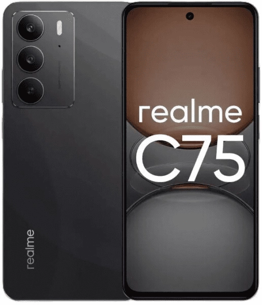 Смартфон Realme C75 8GB/128GB (черный)