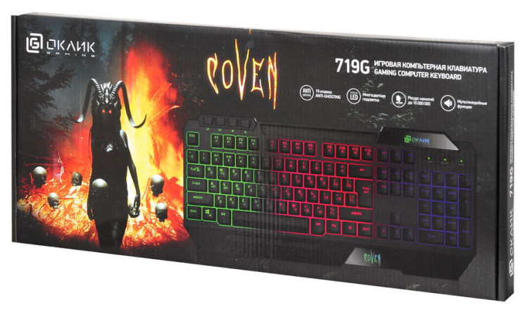 Клавиатура Oklick 719G Coven