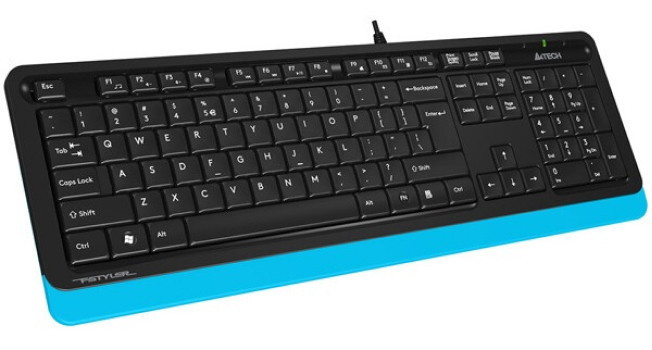 Клавиатура A4Tech Fstyler FK10 (черный/синий)