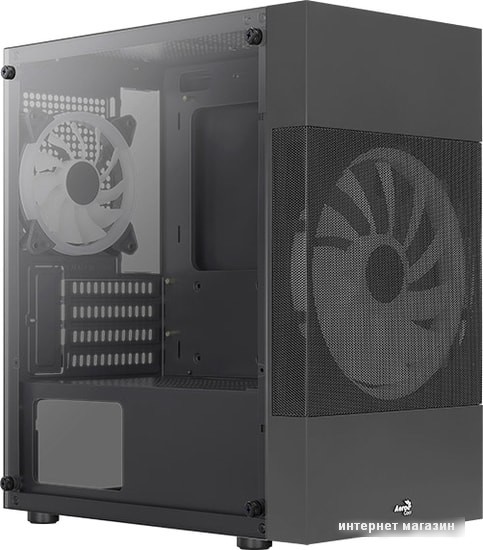 Корпус AeroCool Atomic Lite-G-BK-V2