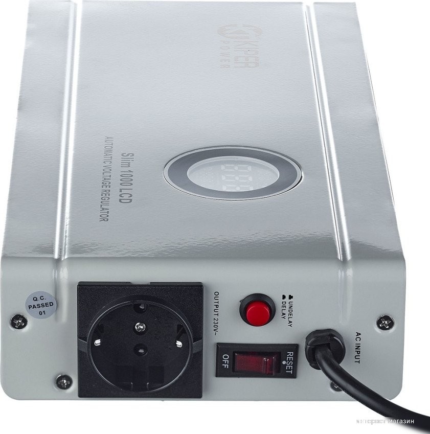 Стабилизатор напряжения Kiper Power Slim 1000 LCD