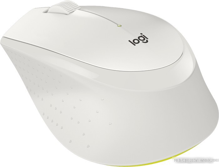 Мышь Logitech M330 Silent Plus (белый/желтый)